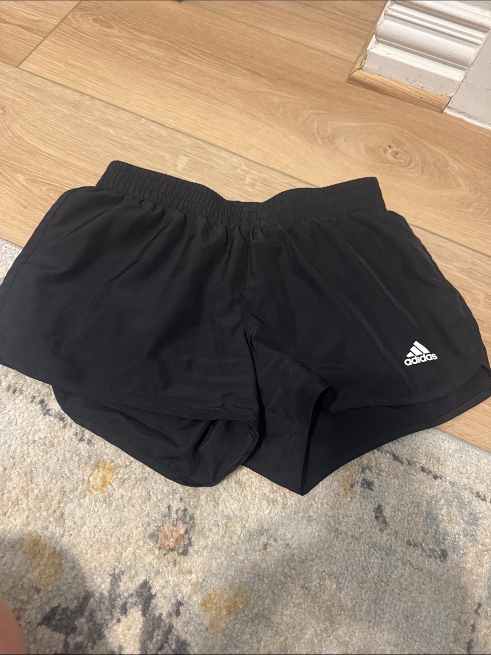 adidas Black Women's Athletic Running Shorts